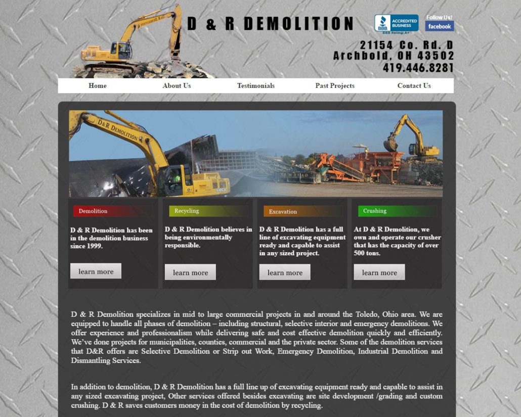 D & R Demolition Company Toledo Ohio